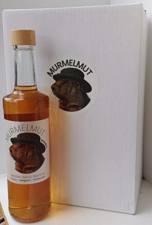 1 Karton MURMELMUT Wermut Gold Edition 6 x 700ml
