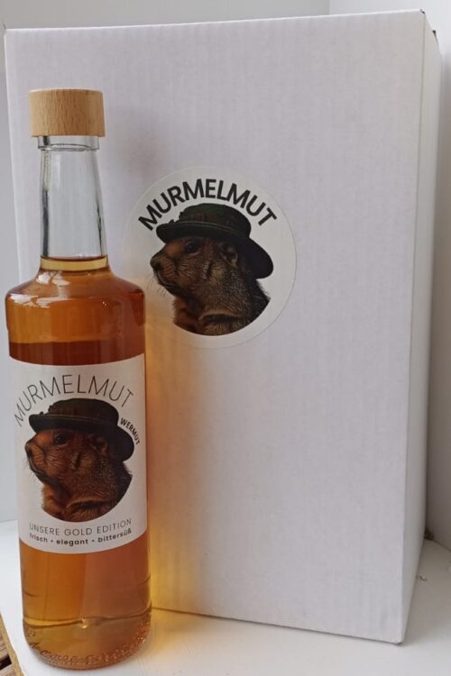 1 Karton MURMELMUT Wermut Gold Edition 6 x 700ml