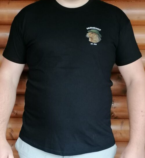 Murmelmut T-Shirt Schwarz XL