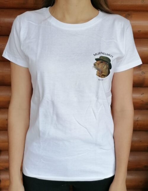 Murmelmut T-Shirt Weiß M