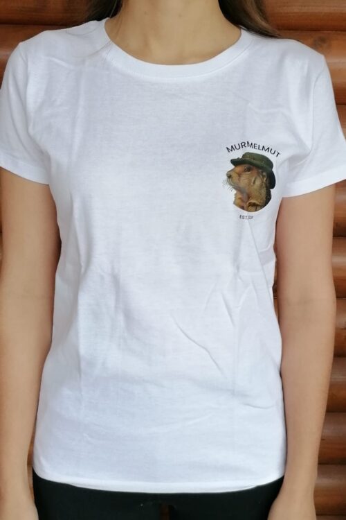 Murmelmut T-Shirt Weiß M